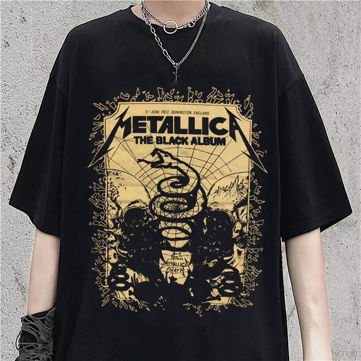 Metallica Siyah Oversize T-Shirt