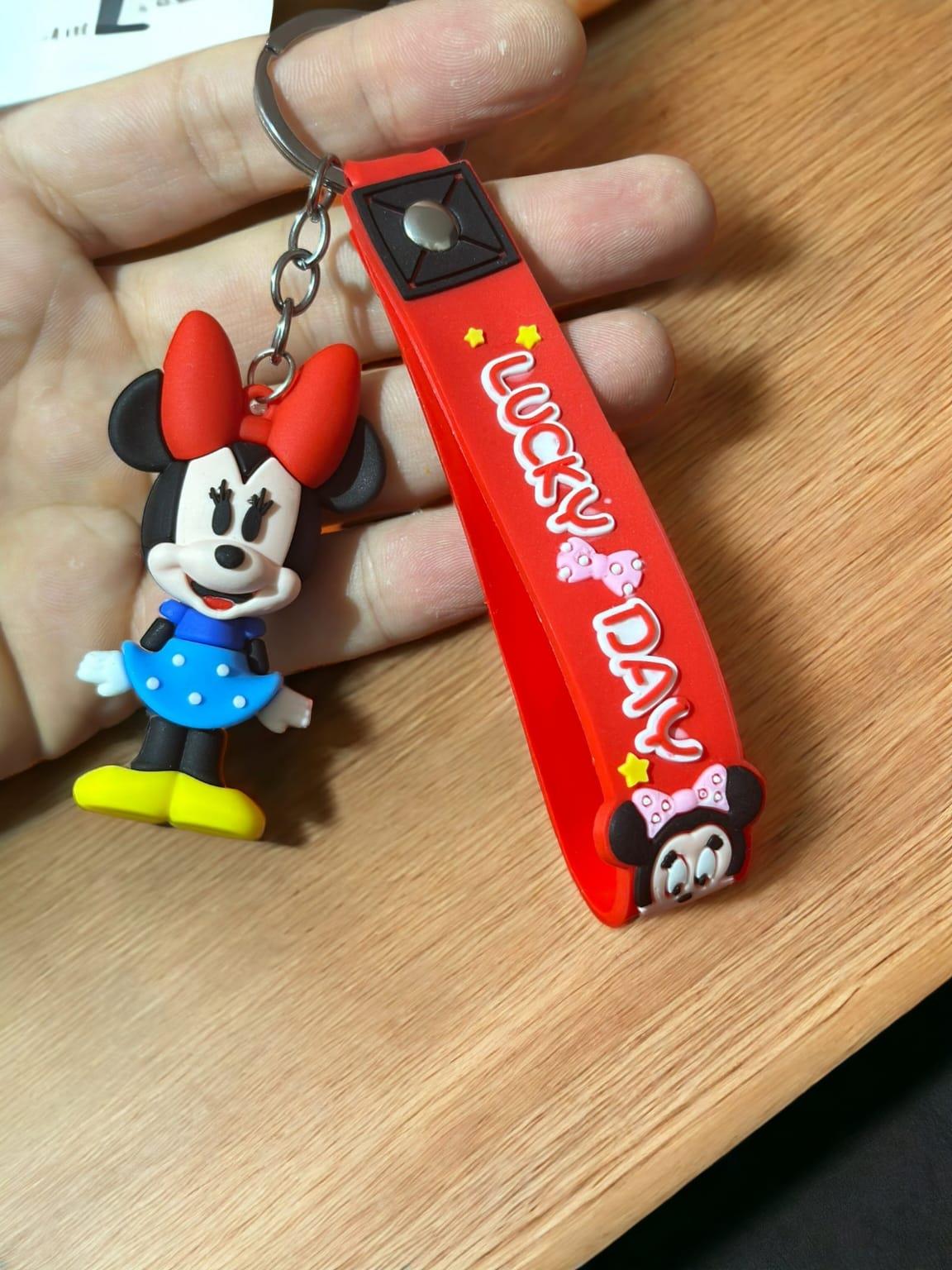 Mini Figürlü Silikon Anahtarlık
