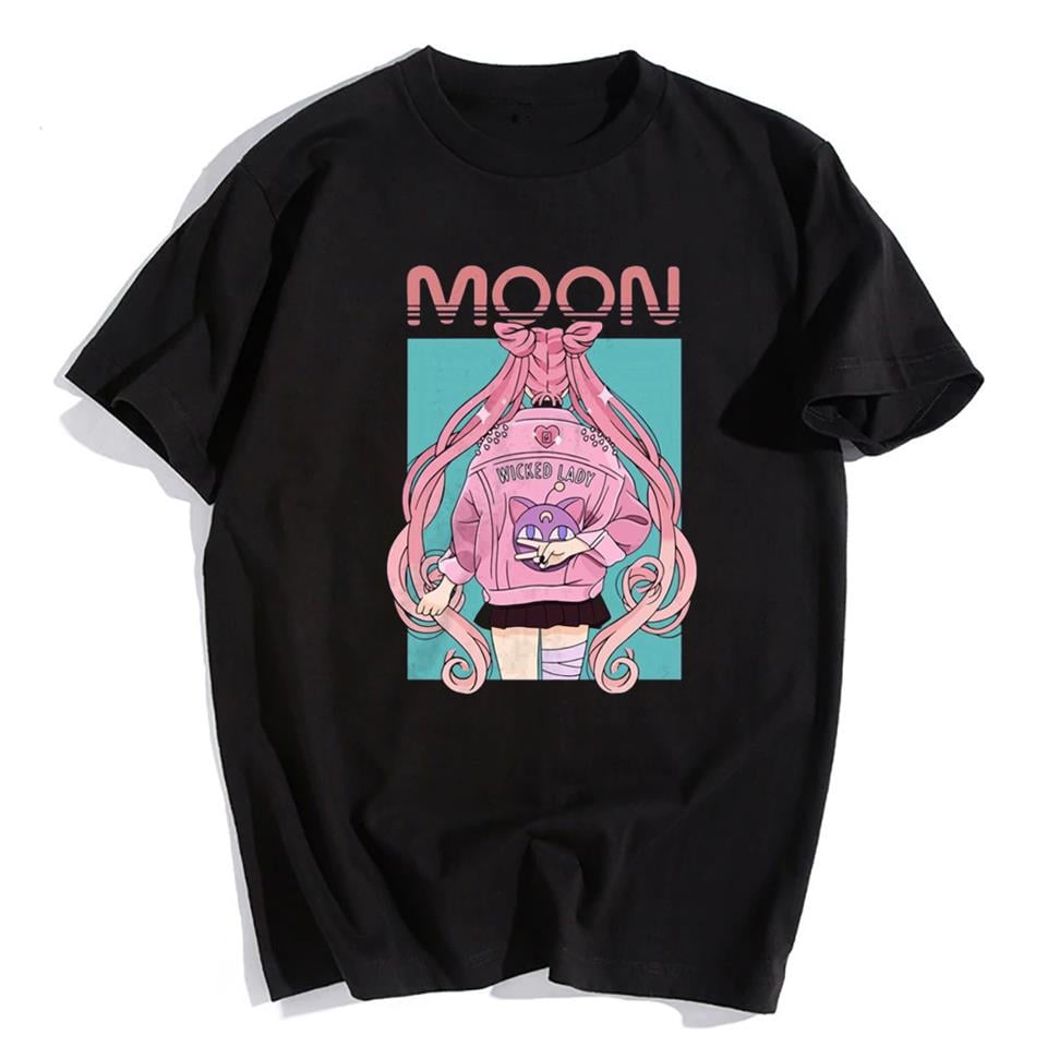 Moon Wicked Lady Siyah Unisex Oversize T-shirt