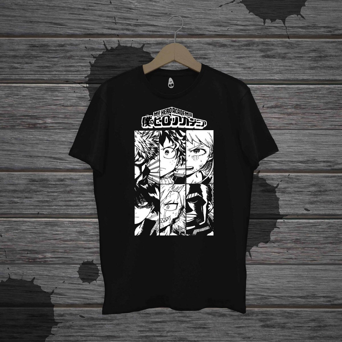 My Hero Academia Siyah Oversize Unisex T-Shirt