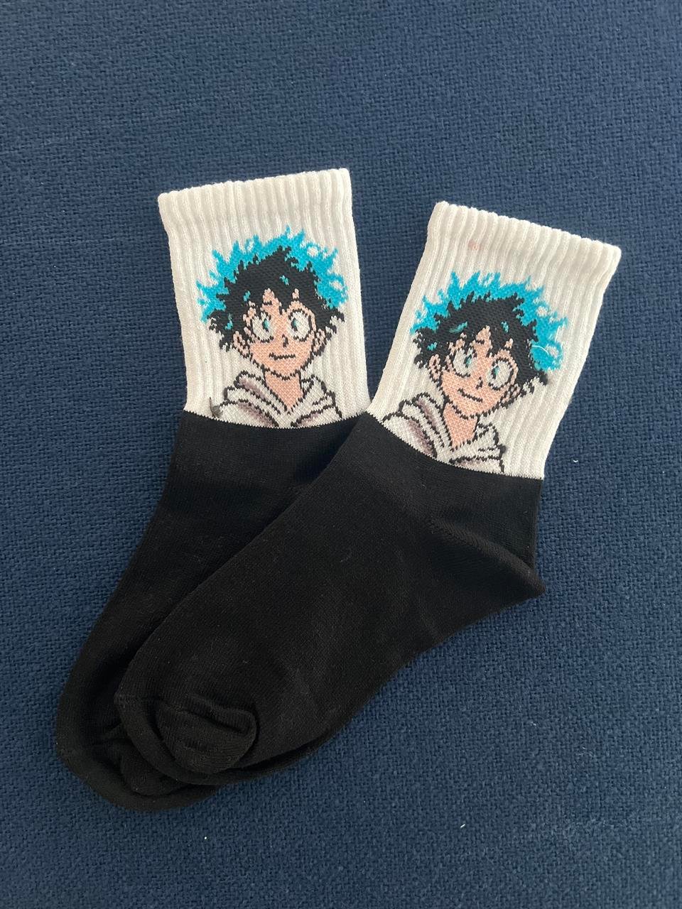 My Hero Academia Unisex Beyaz Kolej Çorap