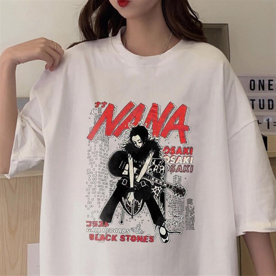 Nana Baskılı Beyaz Unisex Oversize T-shirt