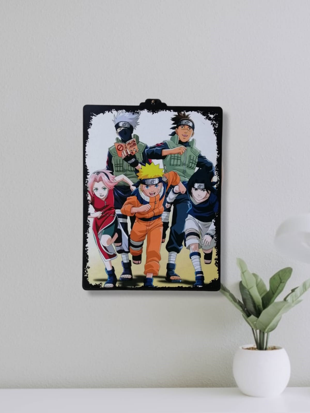 Naruto Uchiha Sasuke Ahşap Çerçeve