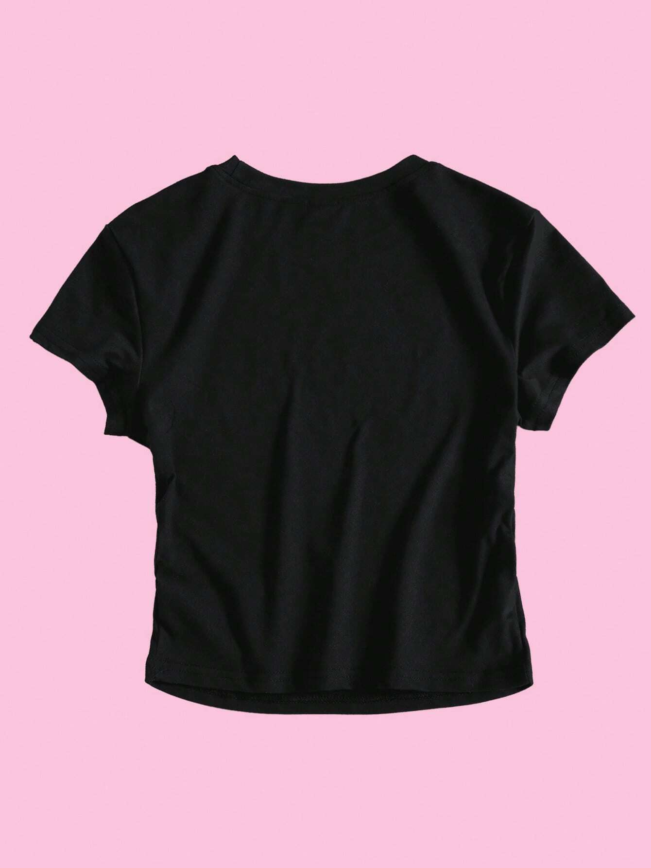 Pink Strawberry Fruit Siyah Body Crop