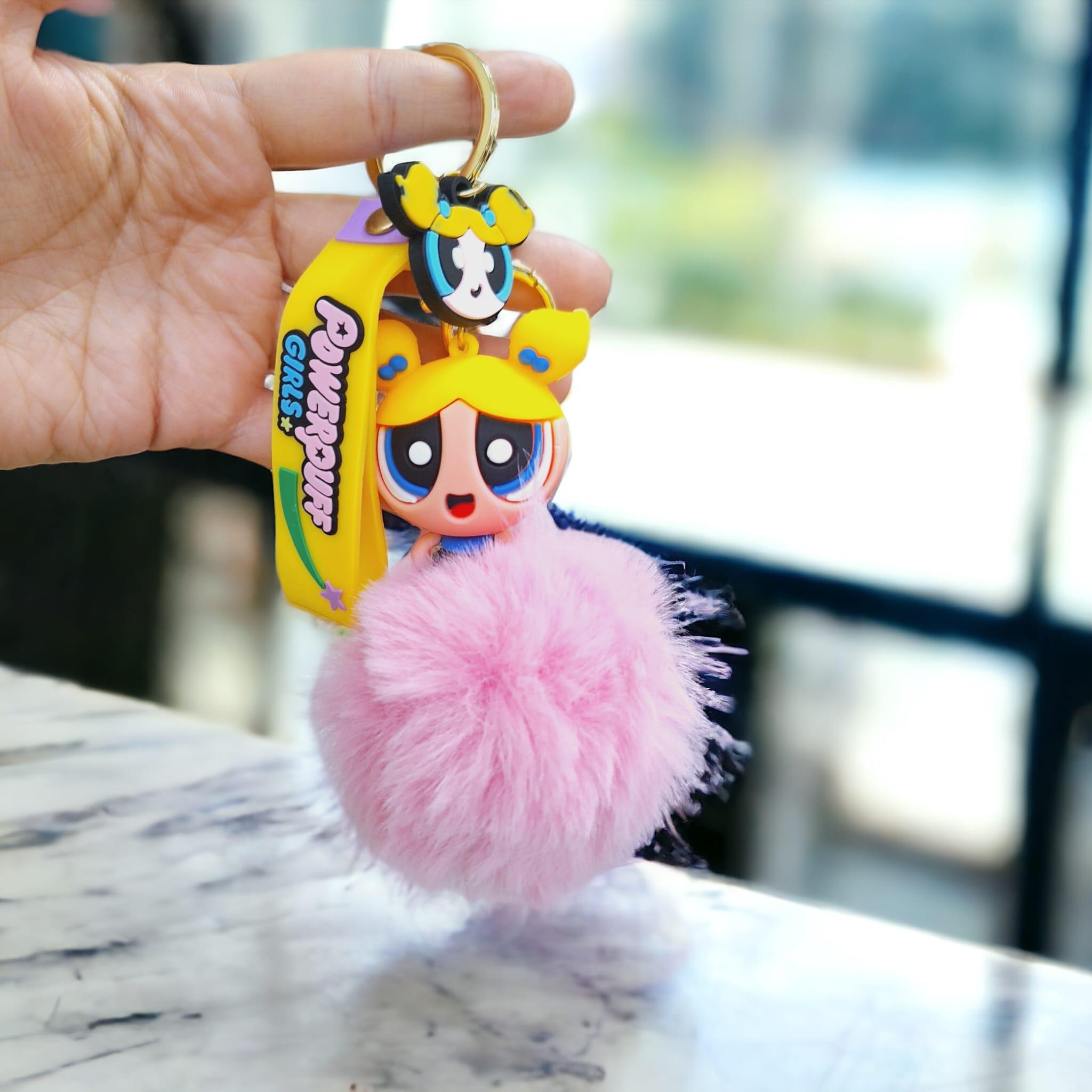 Power Puff Girls Silikon Anahtarlık