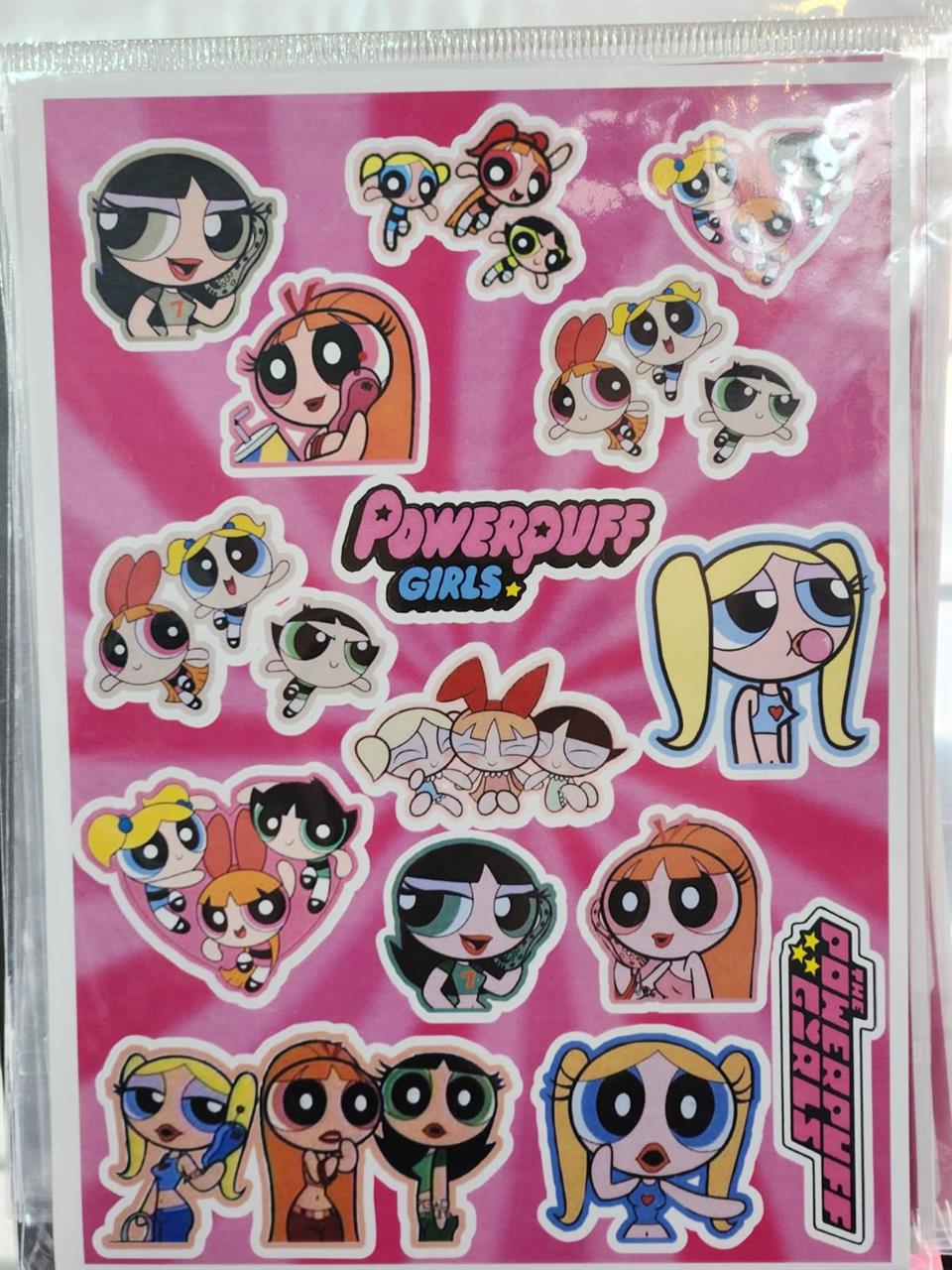 Power Puff Girls Yapışkanlı Etiket