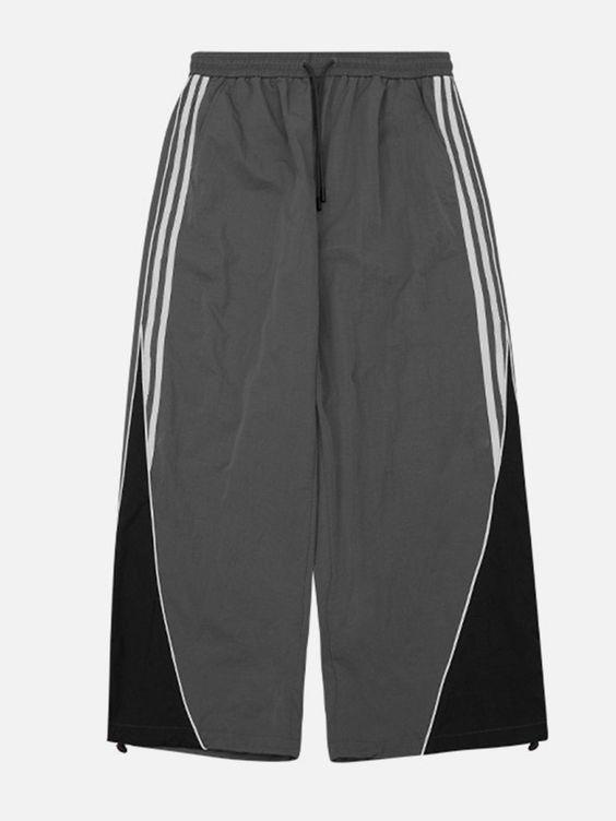 Retro Baggy Renkli Eşofman Altı