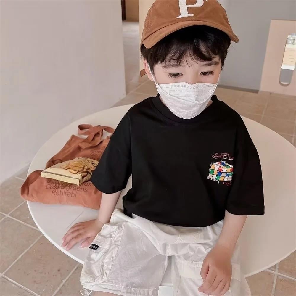 Rubik Küp Baskılı Young T-shirt