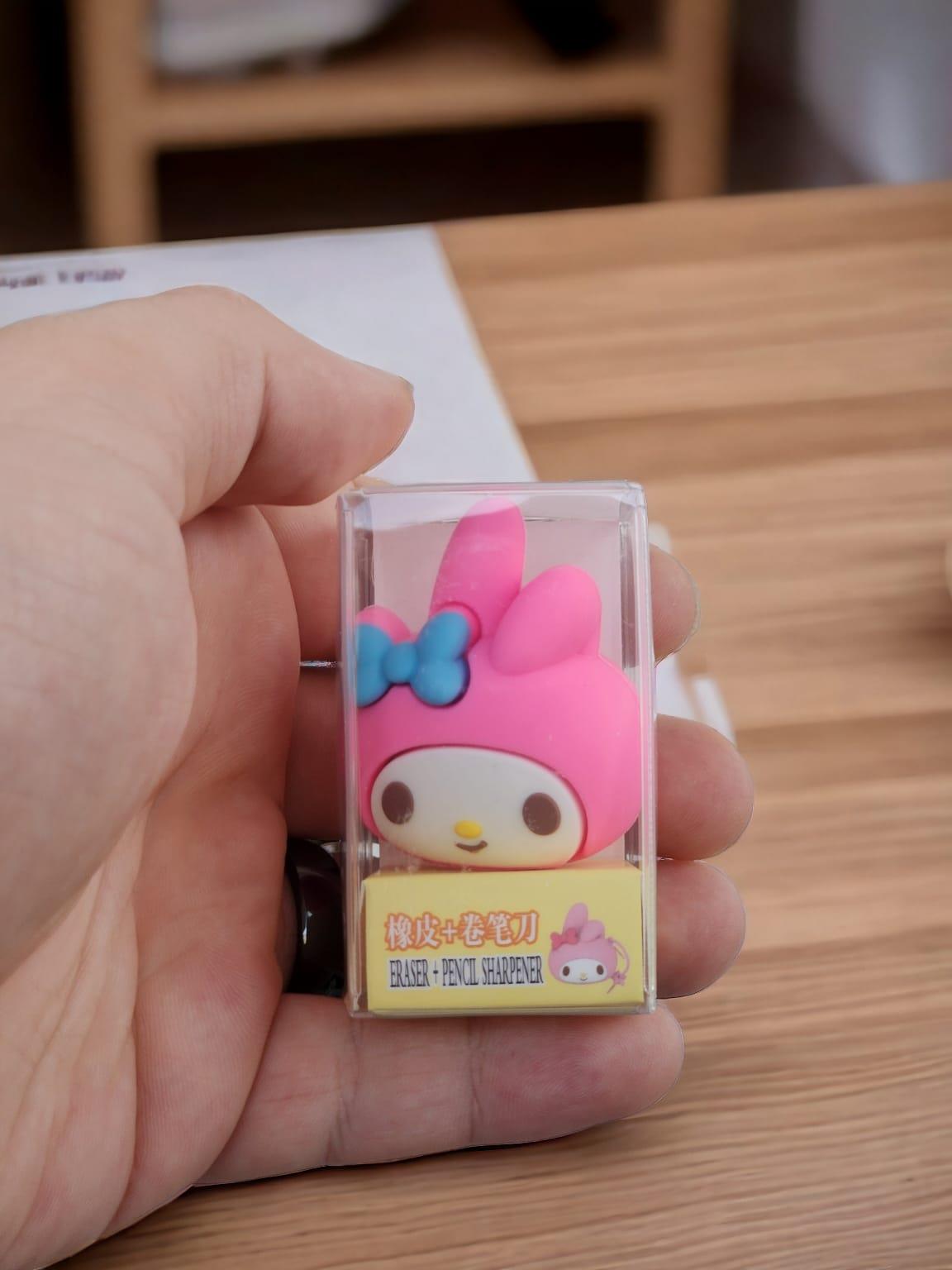 Sanrio Melody Pembe Silgili Kalemtraş