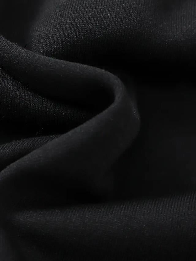 Smart Casual Siyah Kapşonlu Sweatshirt 