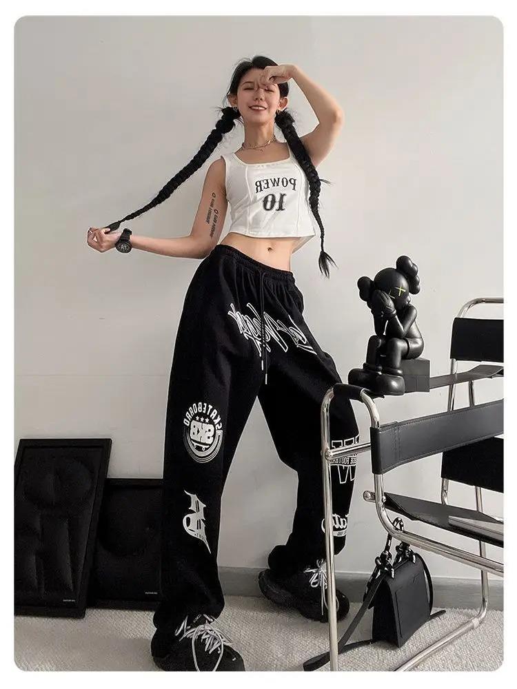 Sokak Tarzı Baskılı Unisex Baggy Eşofman