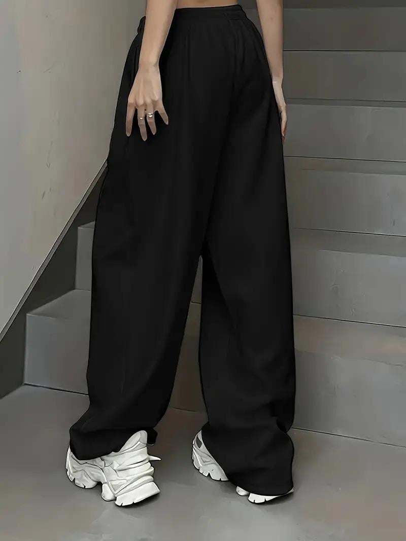 Sokak Tarzı Spider Baskılı Unisex Baggy Eşofman