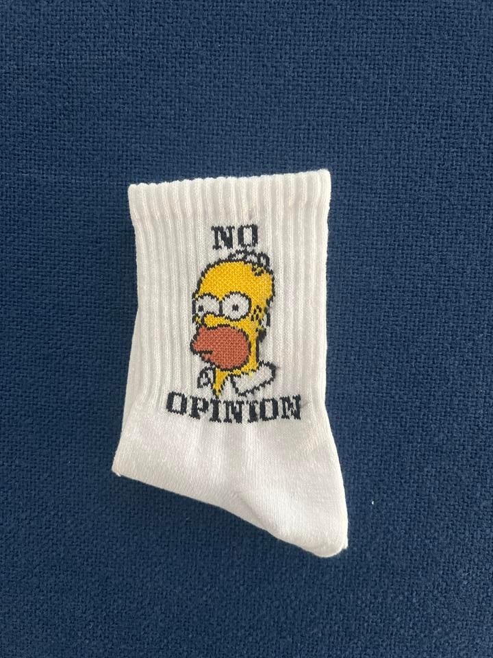 Somer Simpsons Beyaz Kolej Çorap
