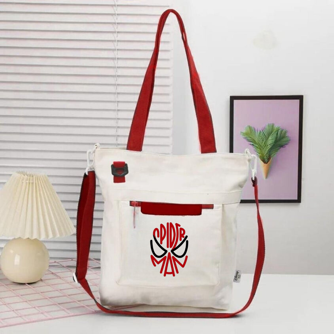 Spider Kanvas Postacı Çantası