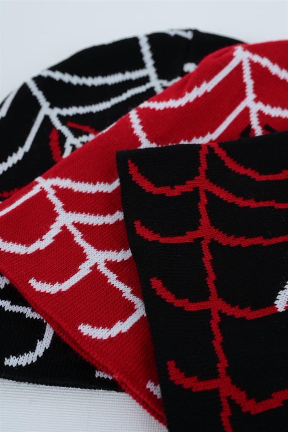 Spider Web Örümcek Siyah Bere