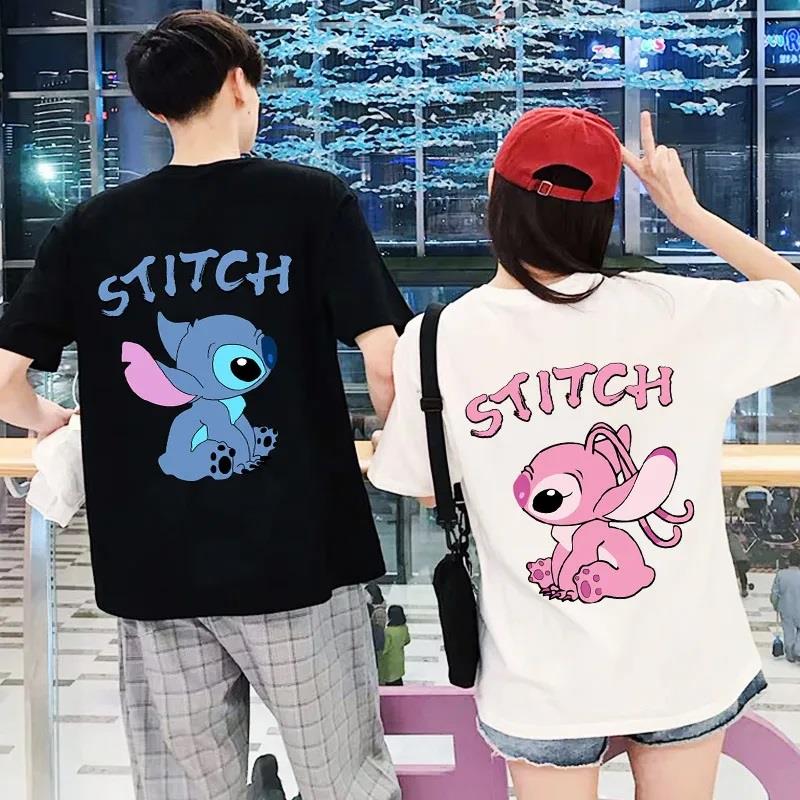 Stitch Baskılı Oversize T-shirt