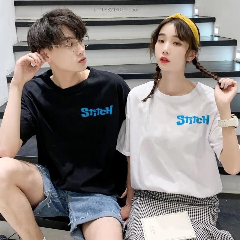 Stitch Baskılı Oversize T-shirt