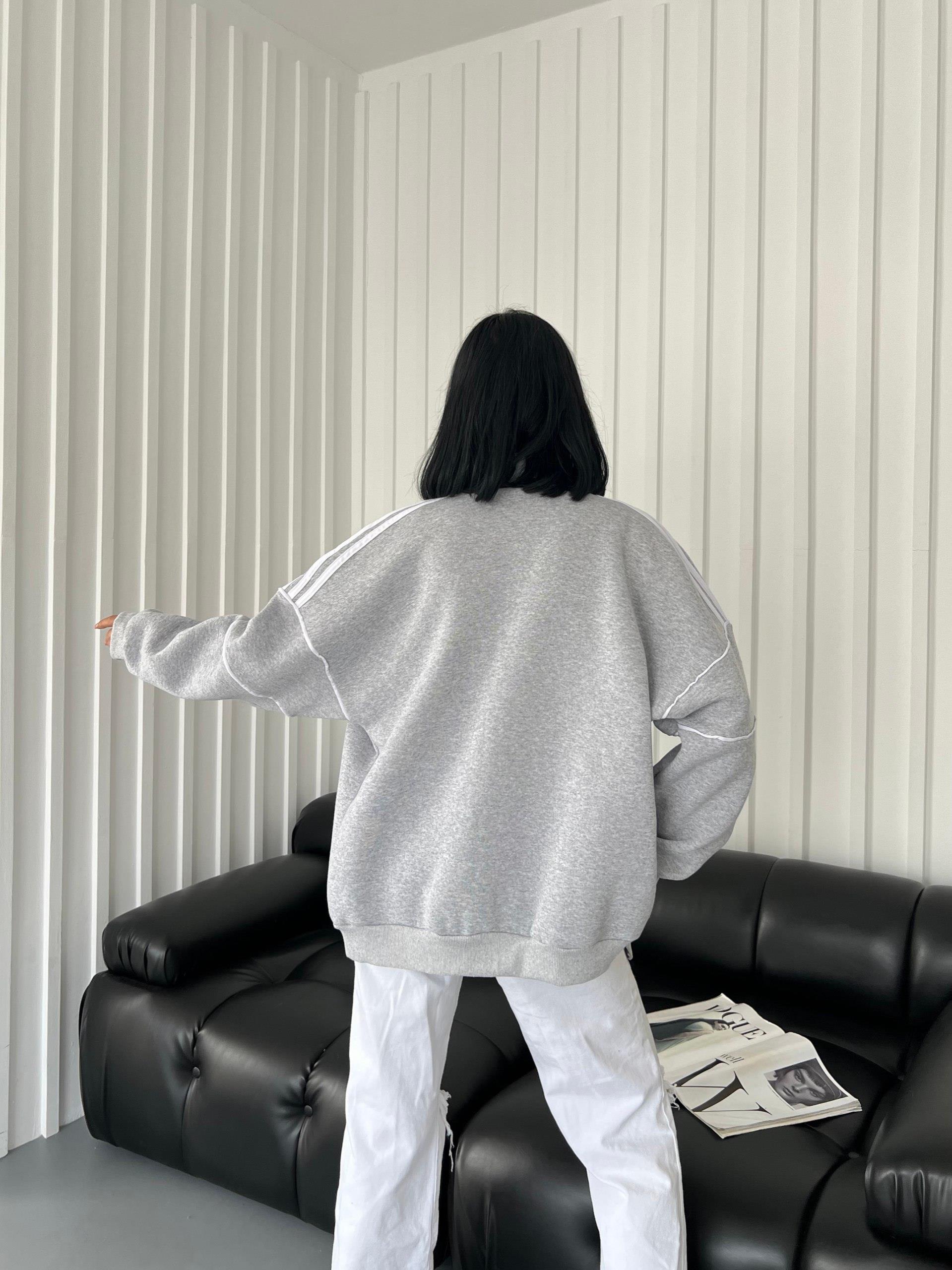 Streetwear Biyeli Zip Detaylı Sokak Tarzı Harajuku Oversize Fermuarlı Siyah Unisex Kapüşonlu Hırka