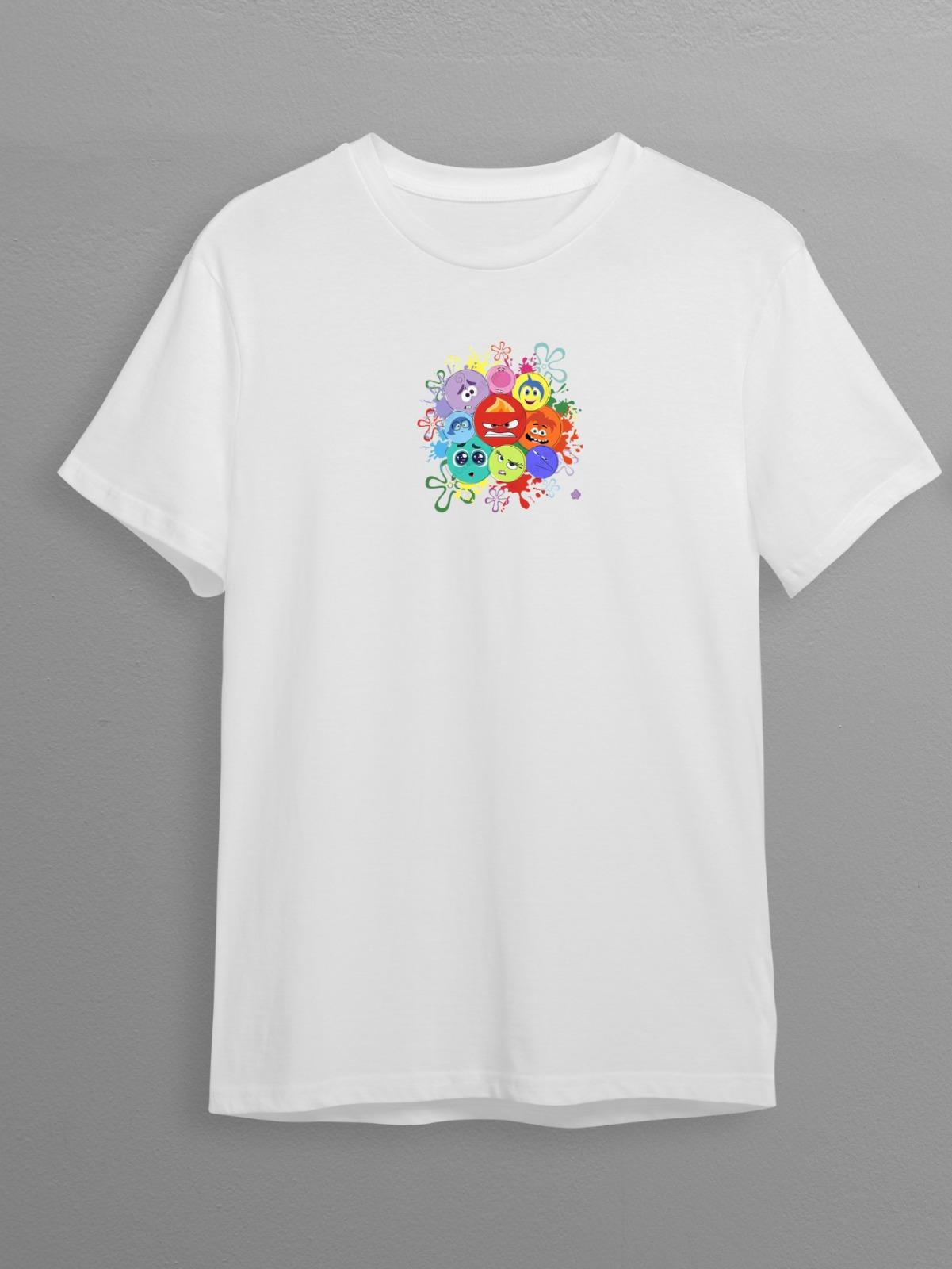 Ters Yüz Kids Ön Arka Baskılı T-shirt