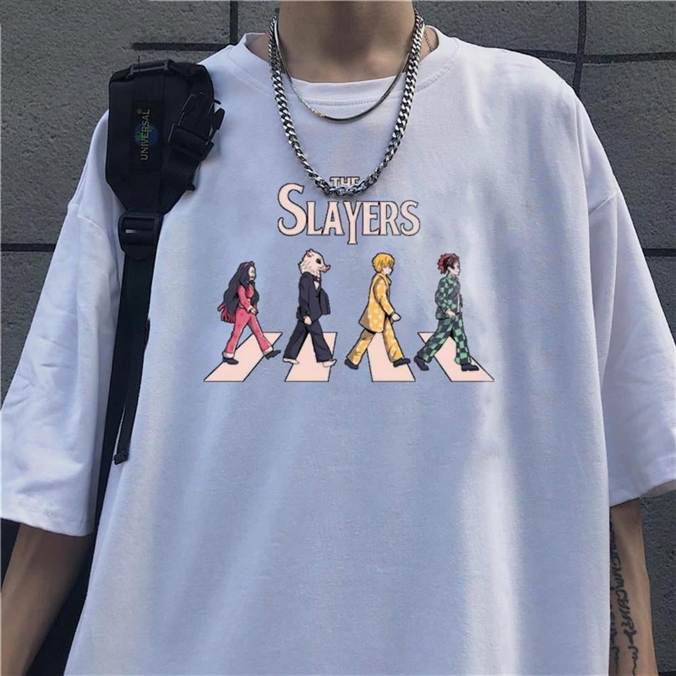 The Slayers Beyaz Unisex Oversize T-shirt