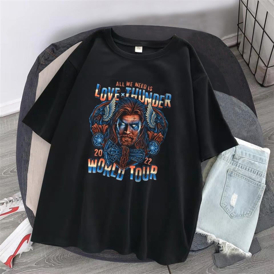 Thor Love Thunder Siyah Unisex Oversize T-shirt