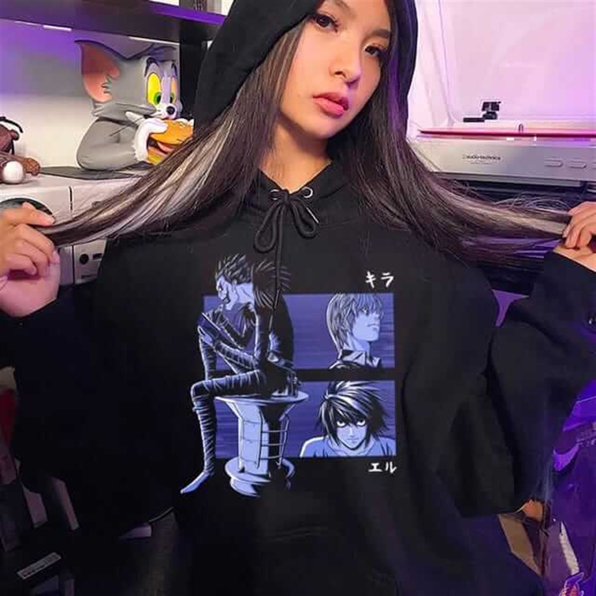 Touz Anime Death Note Ryu Unisex Kapşonlu