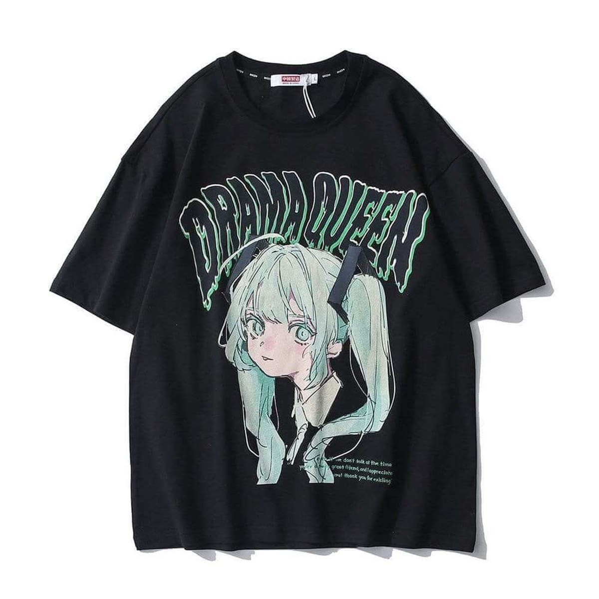 Touz Anime Harajuku Gothic Cool Girl Unisex T-shirt