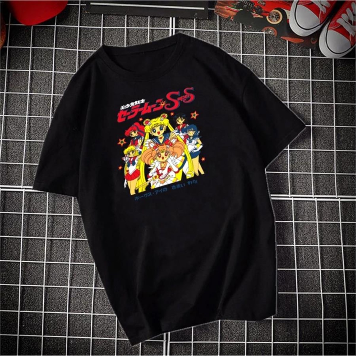 Touz Anime Sailor Moon All Baskılı Unisex T-shirt