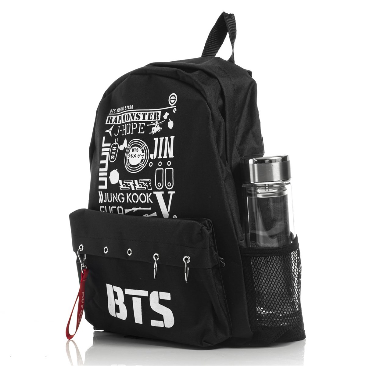 Touz BTS Baskılı Laptop Sırt Çantası Piersingli