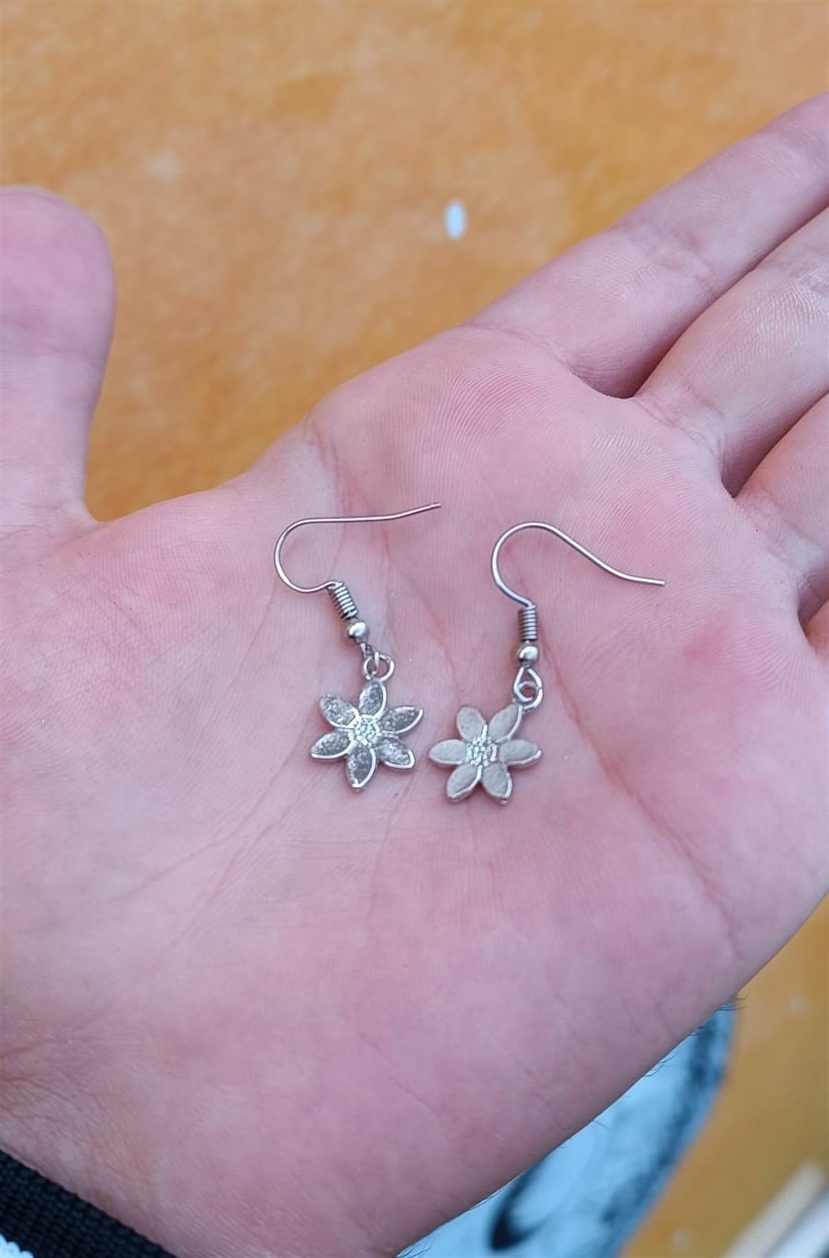 Touz Gothic Flower Çift Küpe