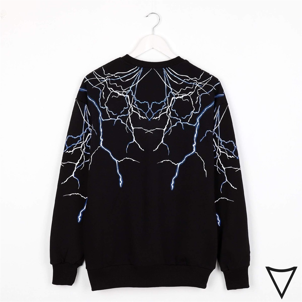 Touz Gothic Yıldırım Oversize Siyah Unisex