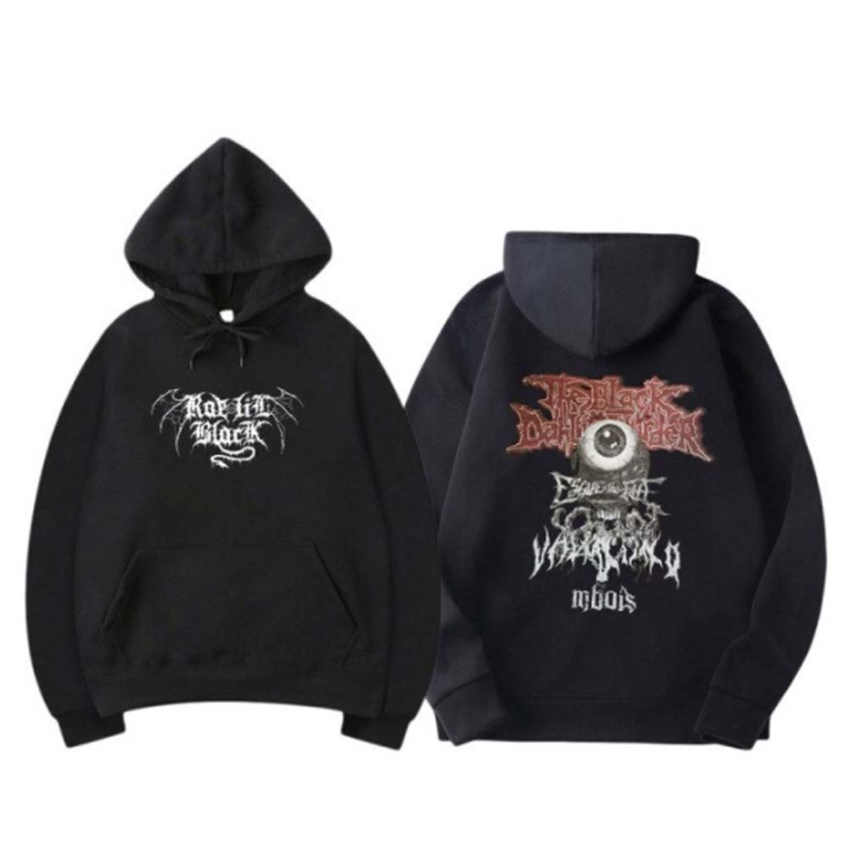 Touz Harajuku Gothic Eye (Unisex) Kapşonlu