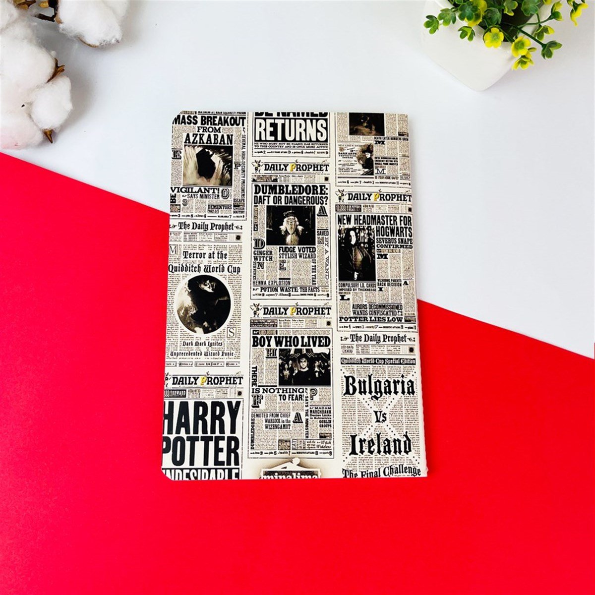 Touz HP Boy Who Lived Tasarımlı Dikişli Defter