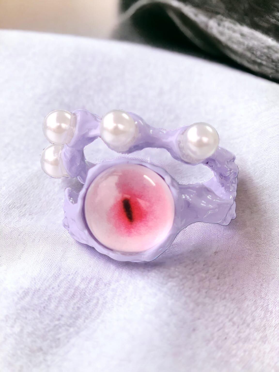 Touz Monster Eyes Ayarlanabilir Yüzük