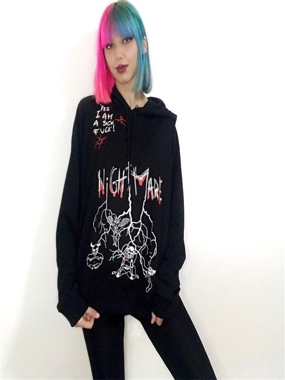Touz Nightmare (Unisex) Kapşonlu