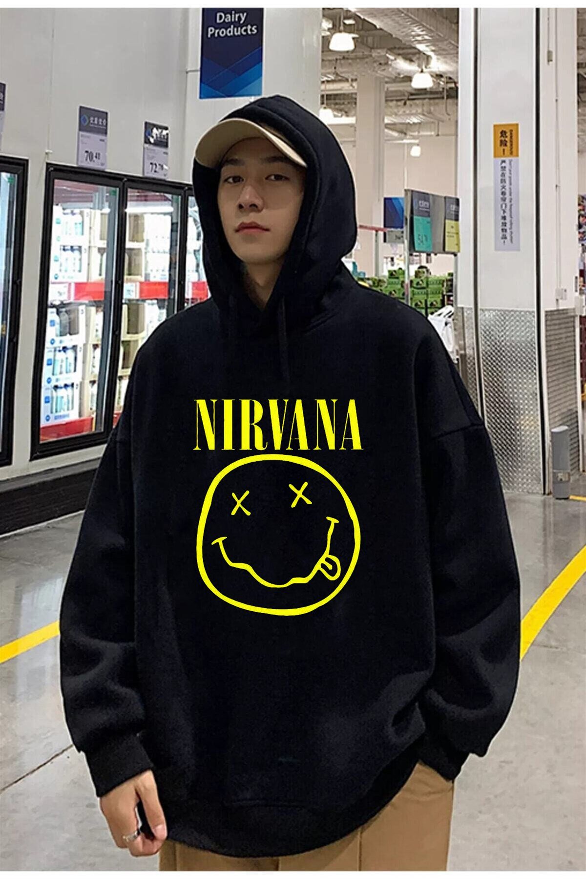 Touz Nirvana Kapüşonlu Hoodie