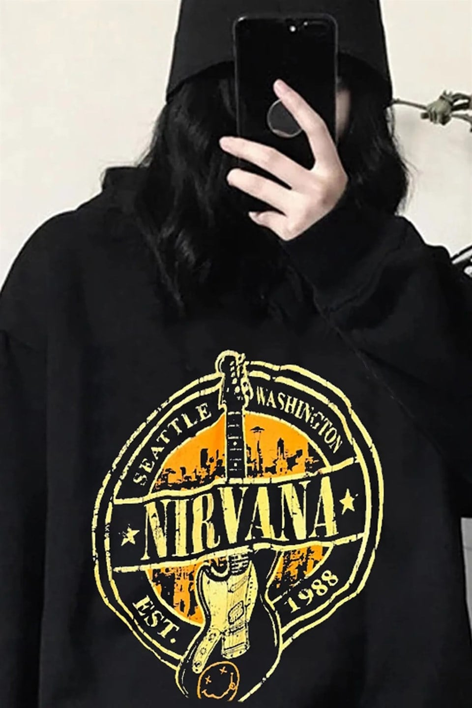 Touz Nirvana Kapüşonlu Sweatshirt Hoodie