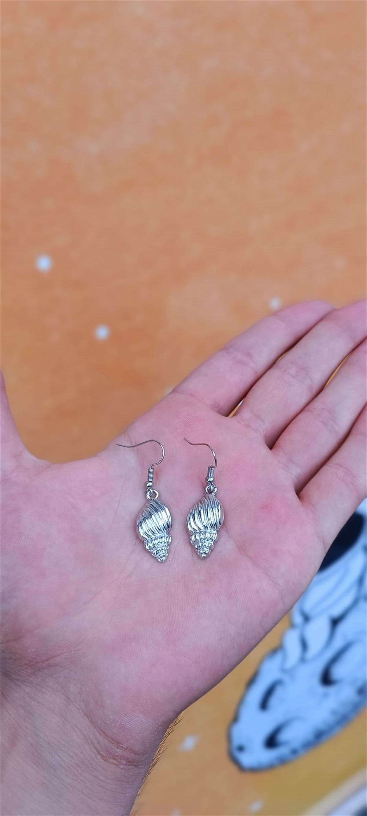 Touz Sea Shell Çift Küpe