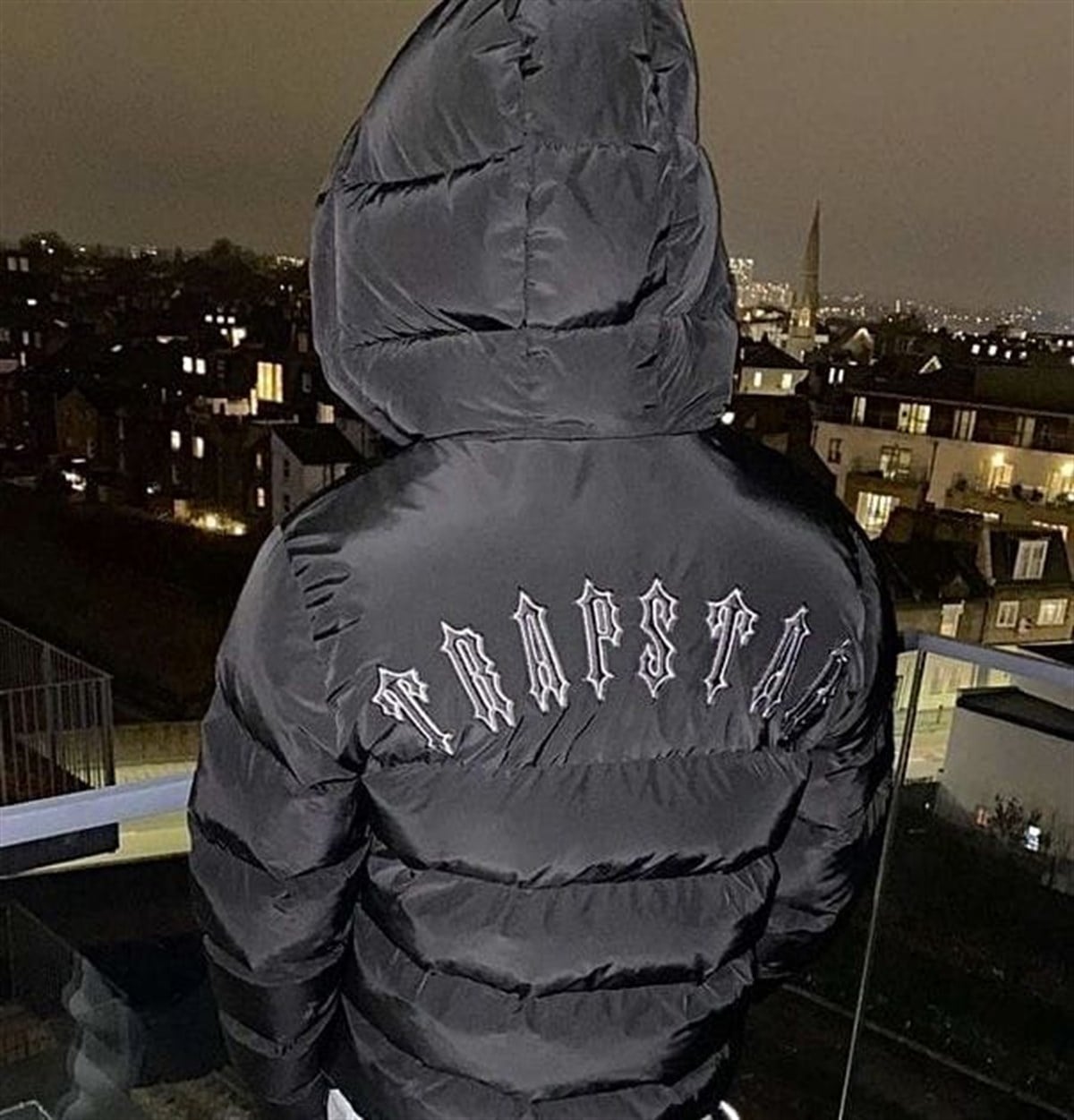 Touz Sokak Tarzı Unisex  Siyah Mont