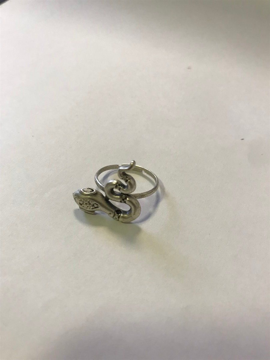 Touz Spiral Snake Ayarlanabilir Yüzük