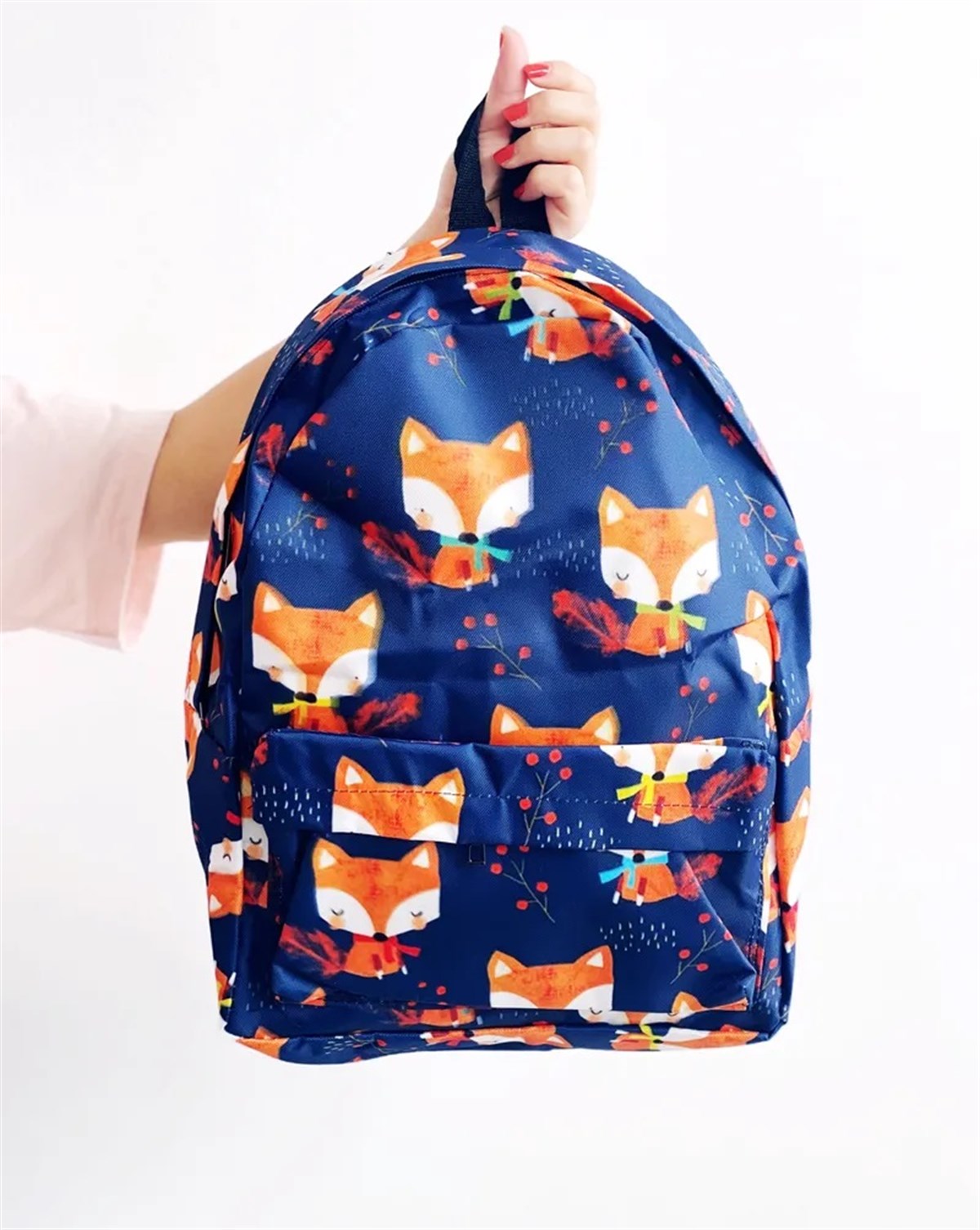 Touz Tilki Fox Baskılı Sırt Çantası