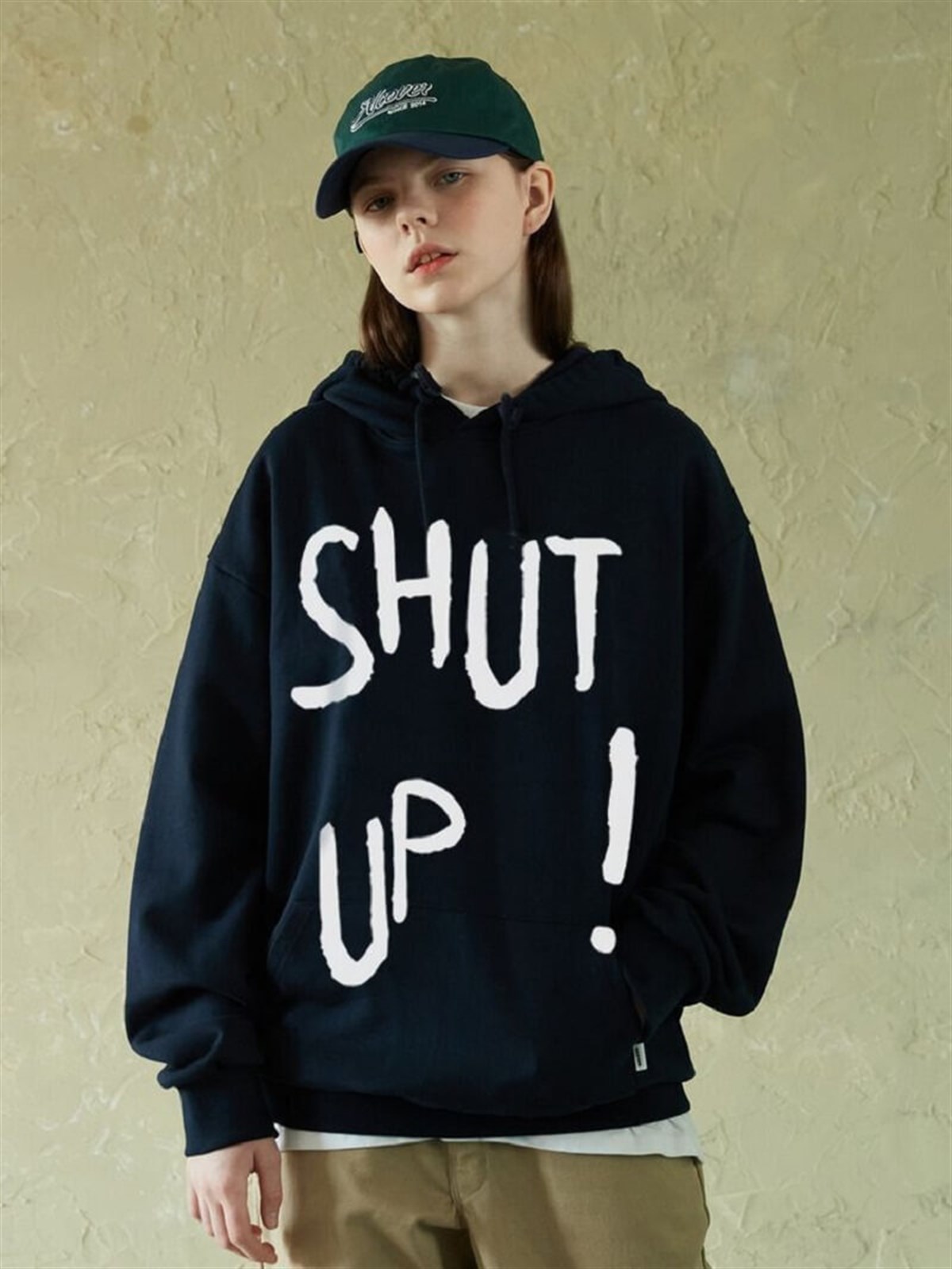 Touz Unisex Siyah Bts - Taehyung Shut Up Hoodie