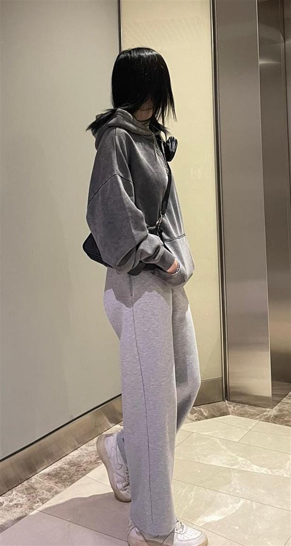 Touz Yıkamalı Ön Arka Baskılı Oversize Unisex Hoodie