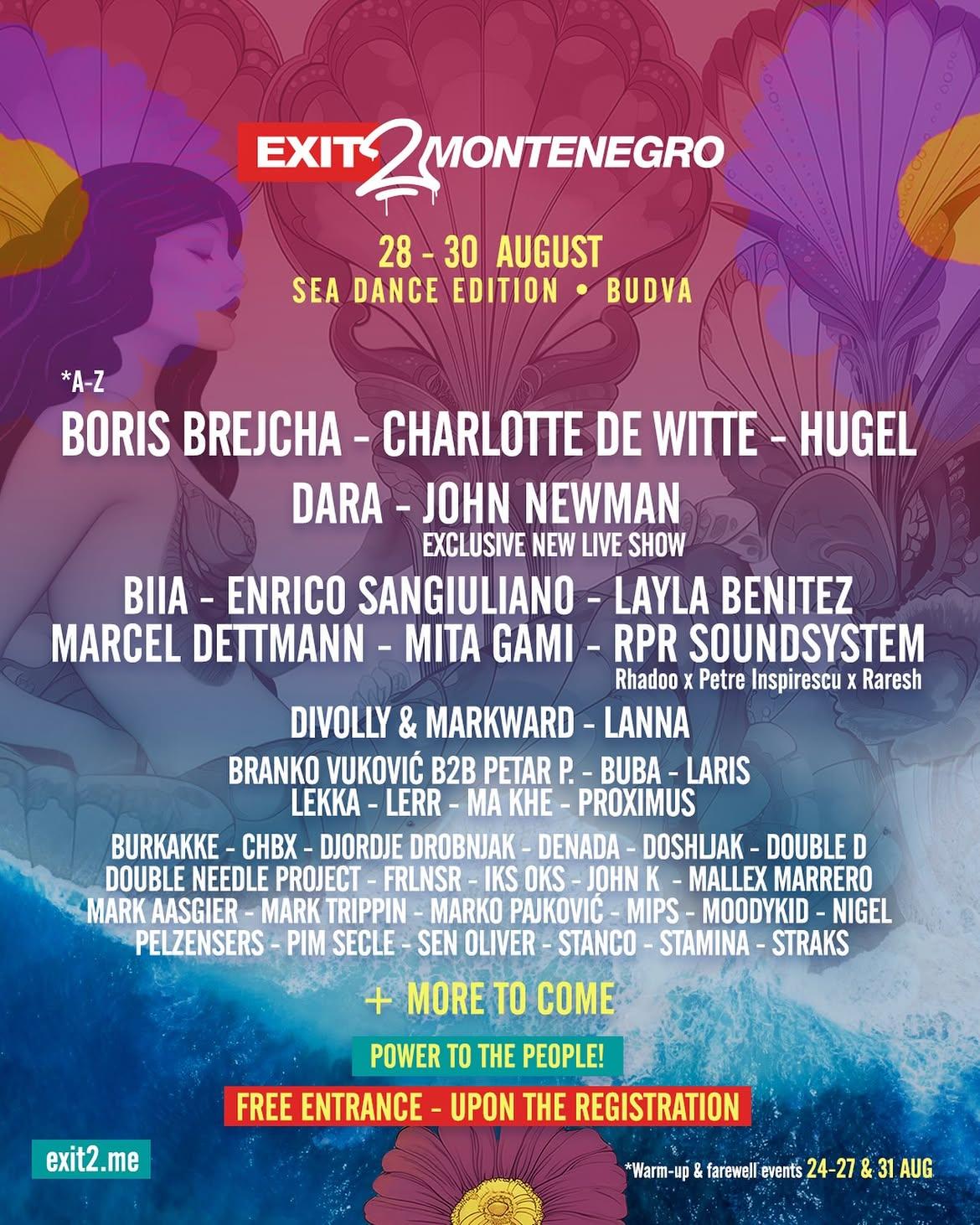 EXIT 2 Montenegro