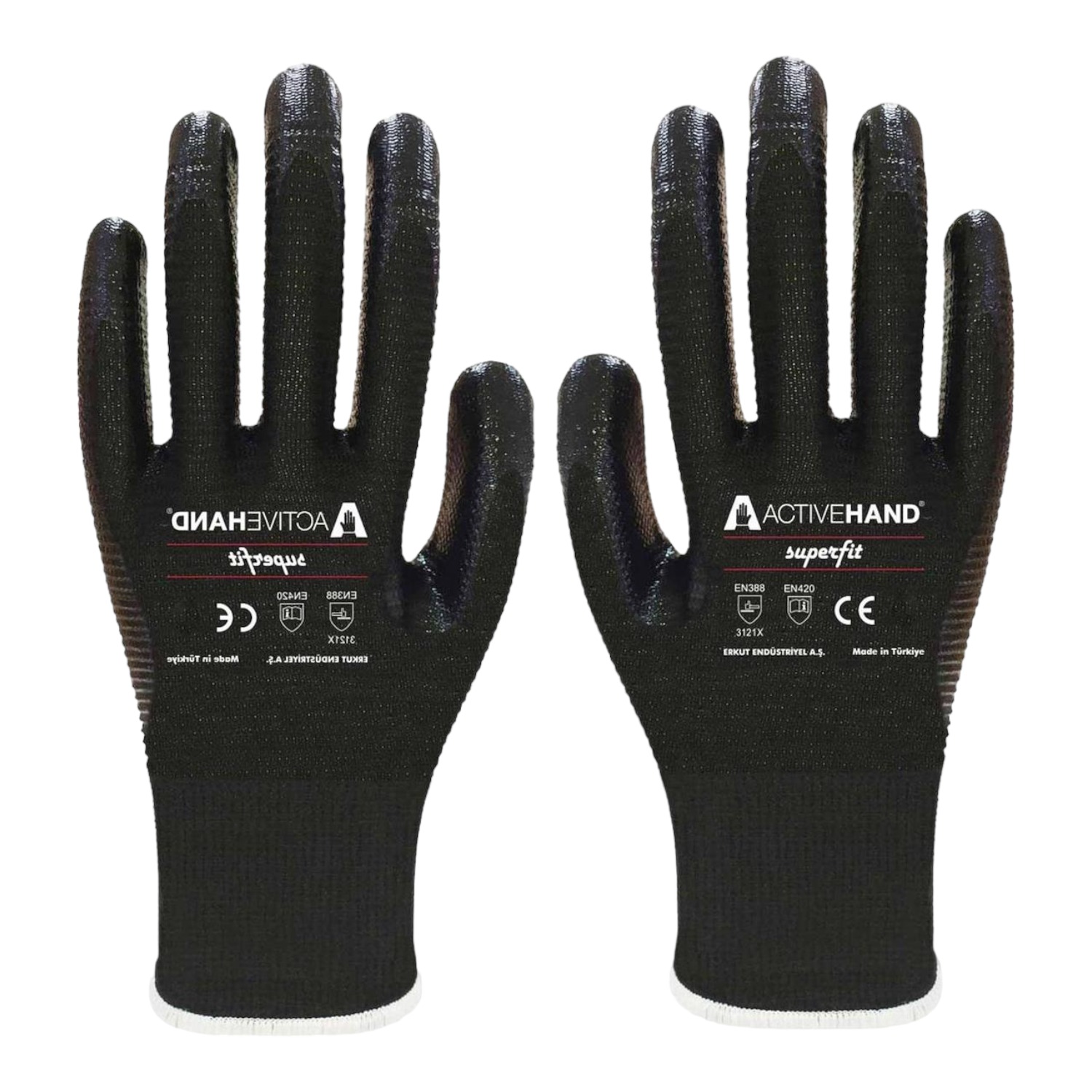 Activehand Süperfit Nitril Kaplı Eldiven