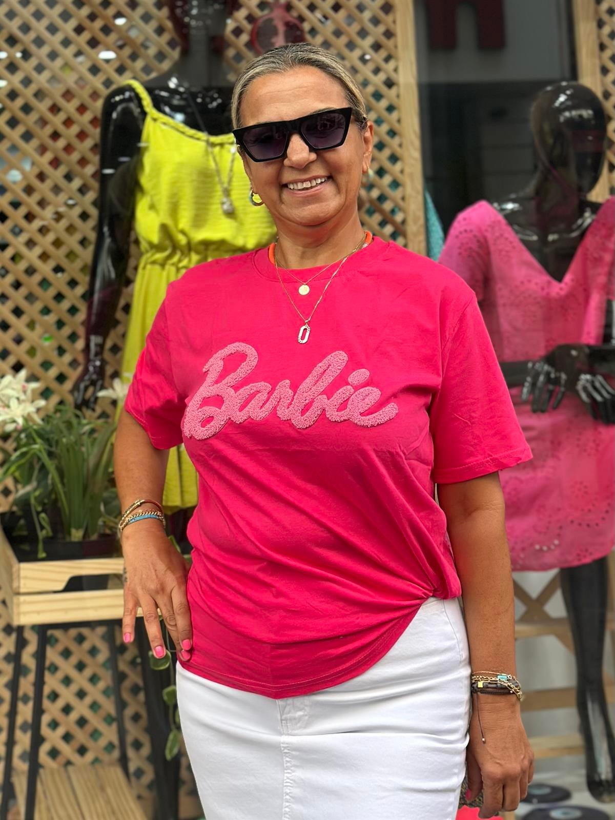 Barbie Tshirt Fuşya
