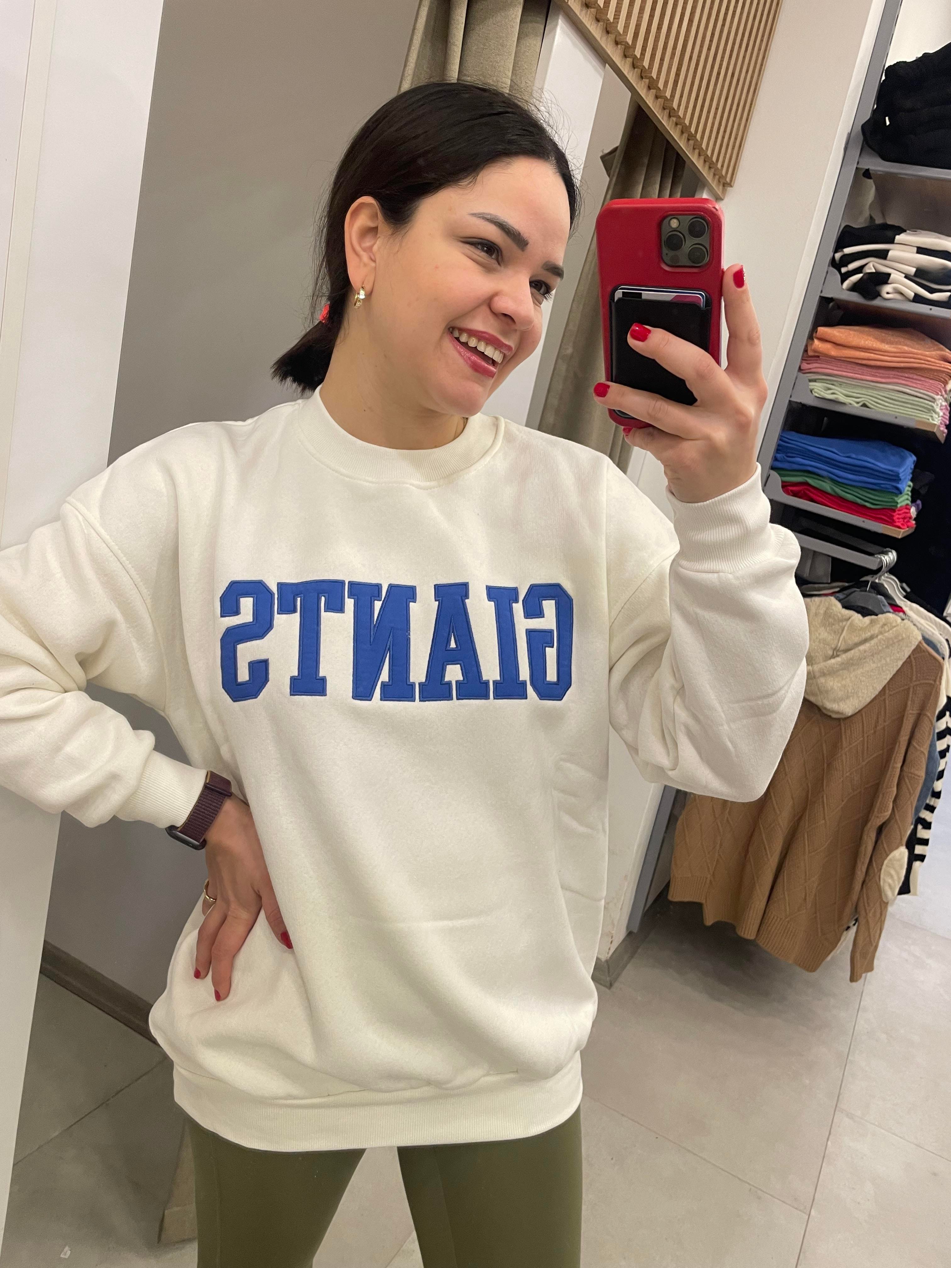 Beyaz Yazılı Sweatshirt