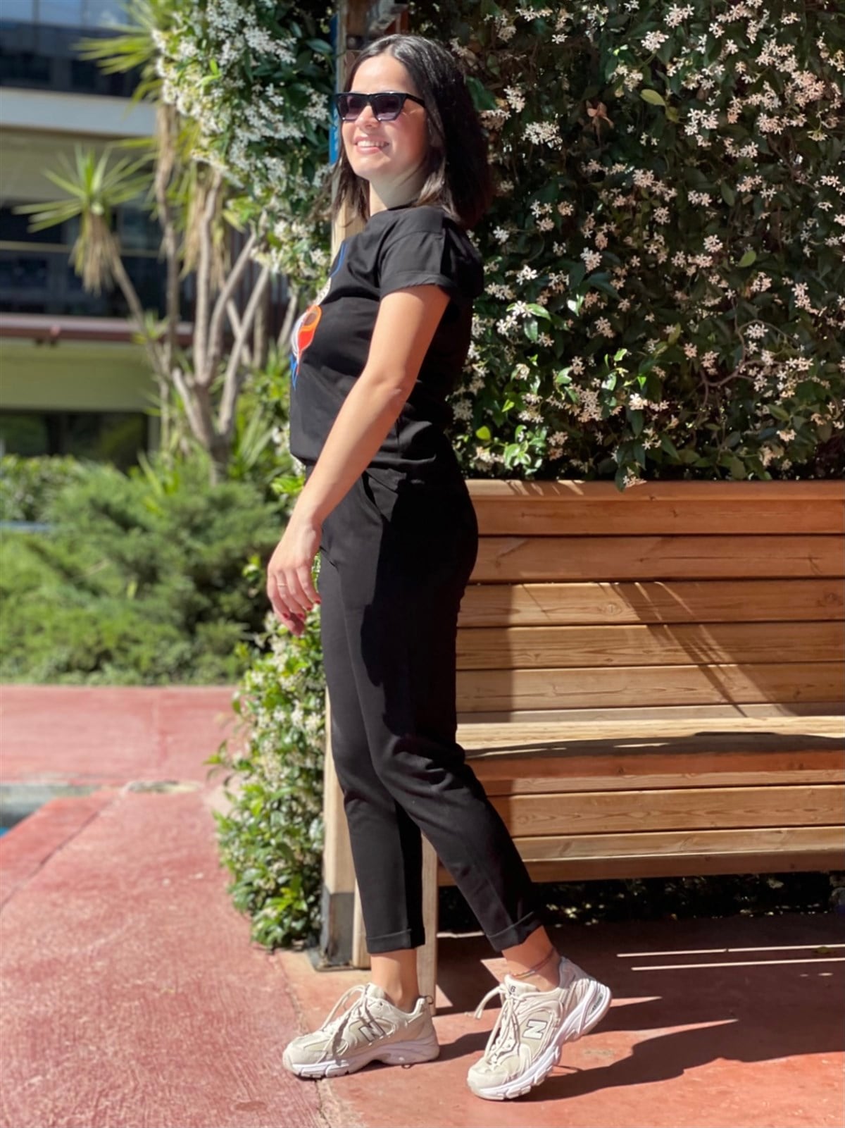 Duble Paça Pantalon Siyah