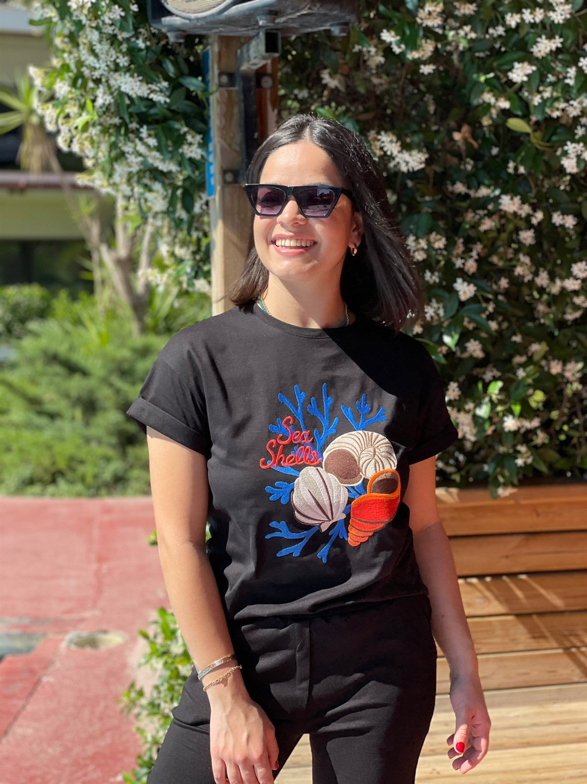 Duble Paça Pantalon Siyah