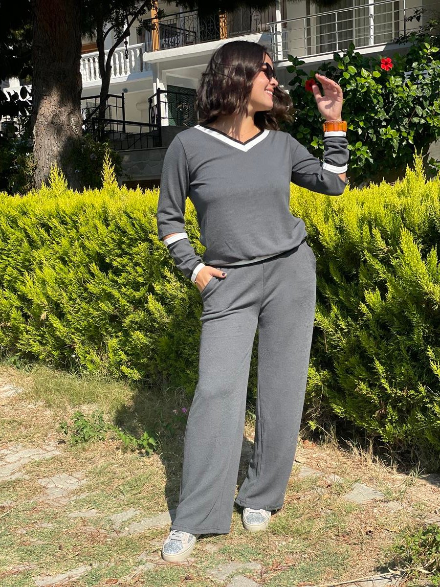 Kaş Korse Gri Takım
